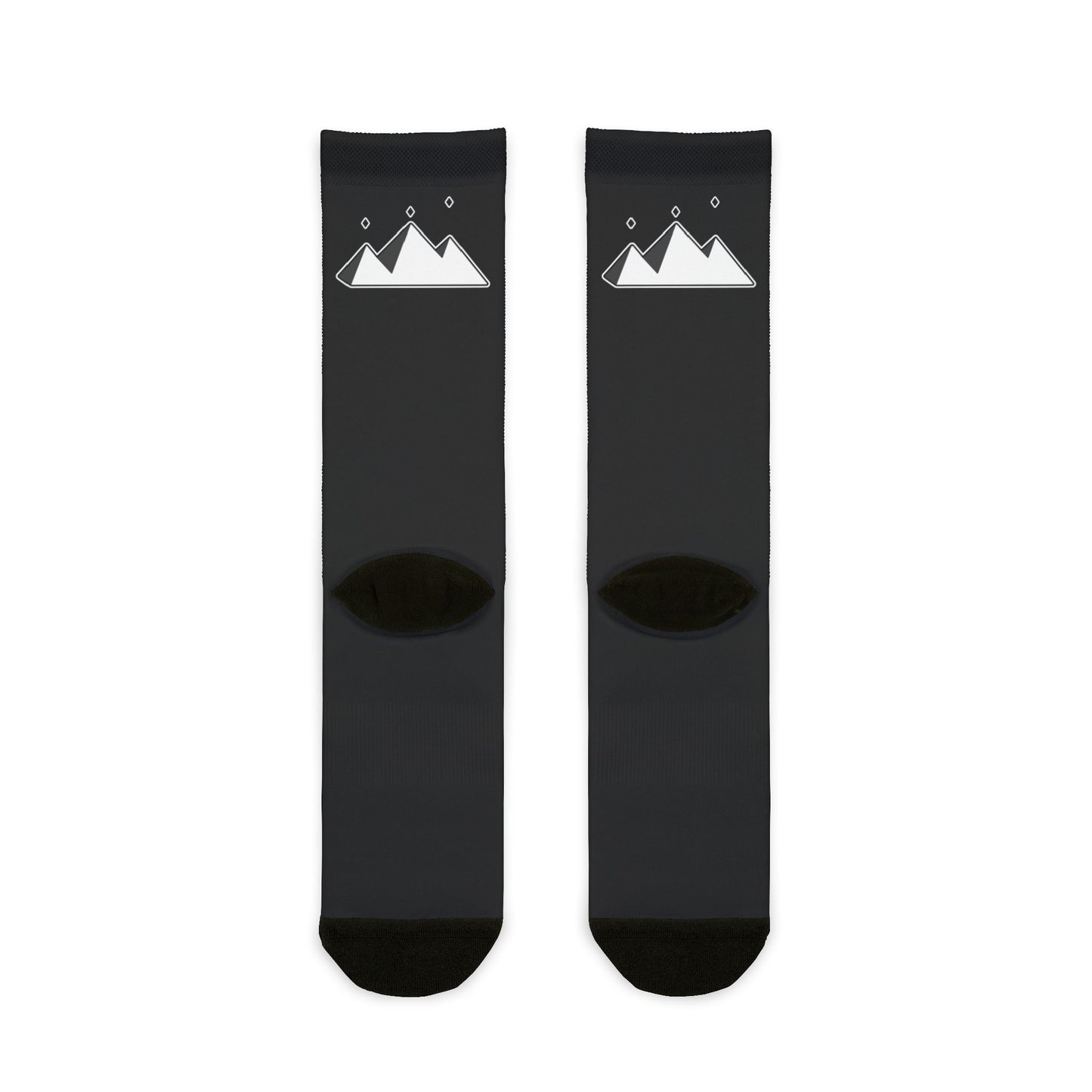 SR BLACK LOGO Crew Socks