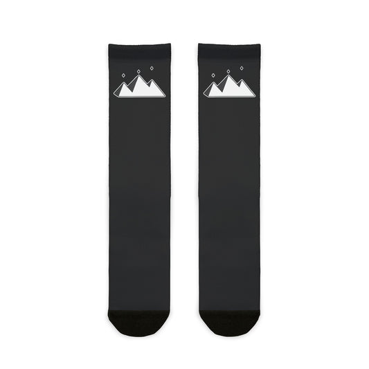 SR WHITE LOGO Crew Socks