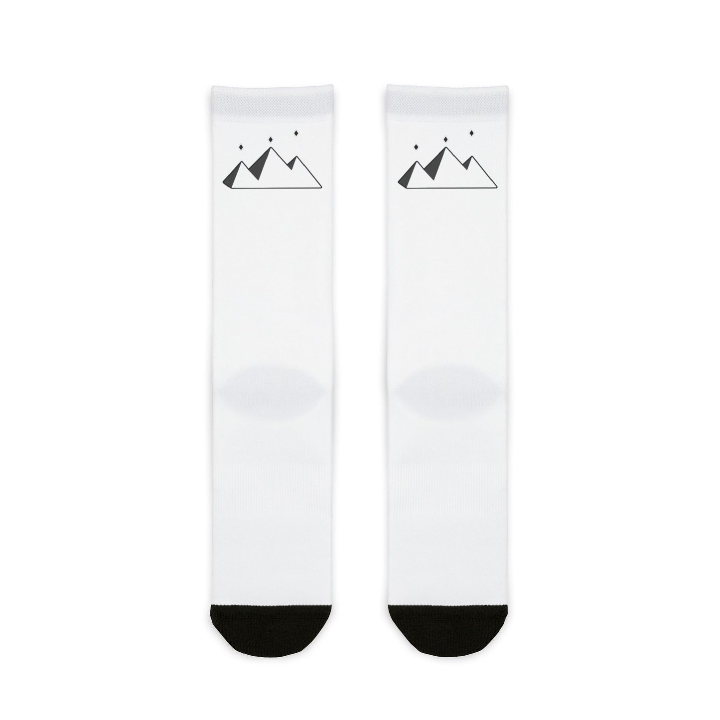 SR WHITE LOGO Crew Socks