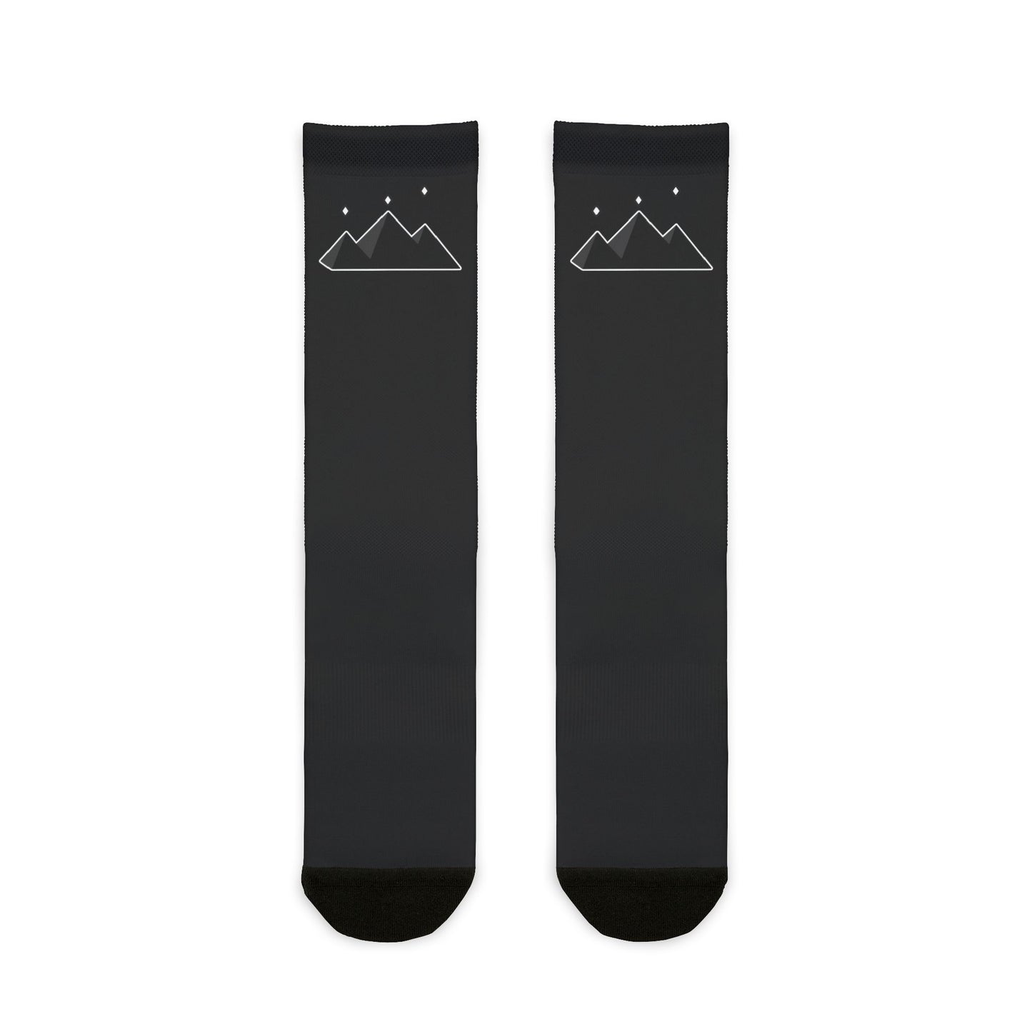 SR BLACK LOGO Crew Socks