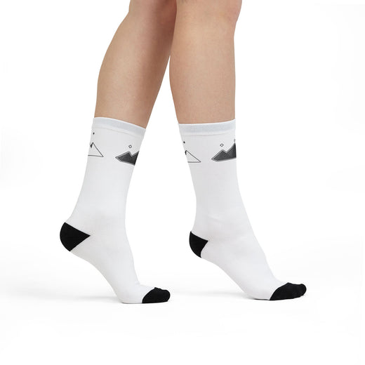SR BLACK LOGO Crew Socks