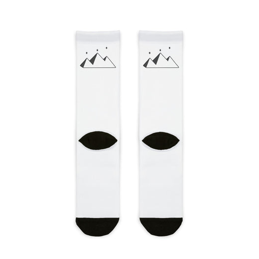 SR BLACK LOGO Crew Socks