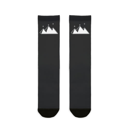 SR WHITE LOGO Crew Socks