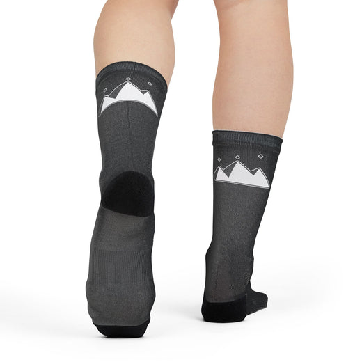 SR BLACK LOGO Crew Socks