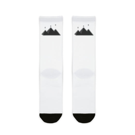 SR BLACK LOGO Crew Socks