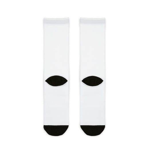 SR WHITE LOGO Crew Socks
