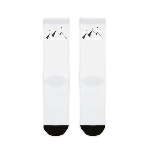 SR WHITE LOGO Crew Socks