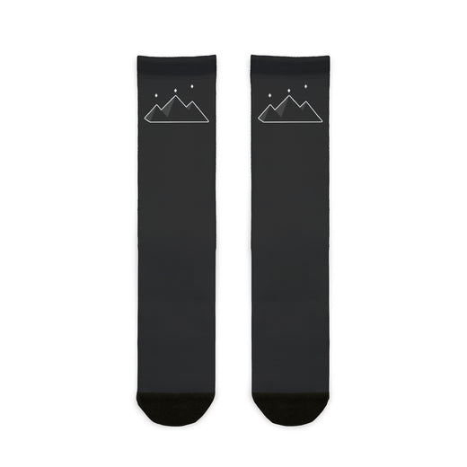 SR BLACK LOGO Crew Socks